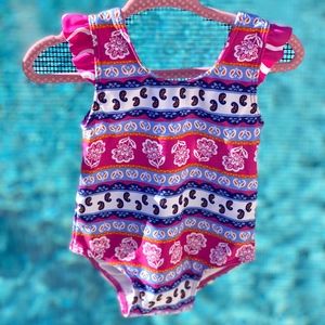 NEW 12 month baby girl bathing suit